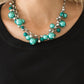 Paparazzi Accessories The Upstater - Green Necklaces - Lady T Accessories